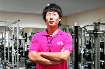 ロコスポーツ杉田で働いている渡邉三城選手(Y.S.C.C.)