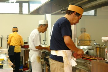 小島屋さんの調理場