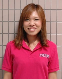 ロコスポーツ杉田テニス・スクールのコーチ、鈴木美咲さん