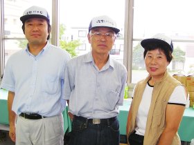 パネル展示室のスタッフ