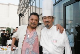 中村祐介さんと今平総料理長