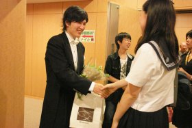 終演後の歓談