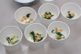 完成したスープ