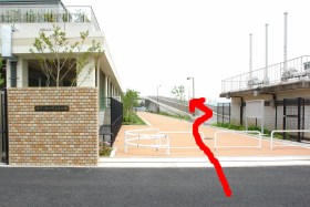 公園の入口