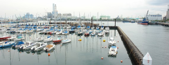 海の見える公園からの眺め