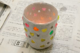 キャンドル・グラス完成品
