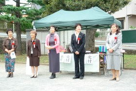 除幕の瞬間