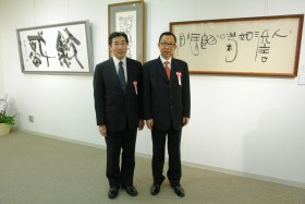 西村東軒さんと李軽舟さん