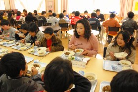 いのちの授業 給食タイム