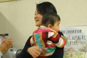 いのちの授業 校長室にて