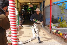 浜マーケットで防災訓練