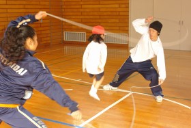 ダブルダッチ in 屏小