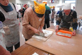 浜マーケットで防災訓練