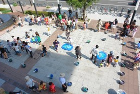 らびすた打ち水大会2008
