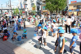 らびすた打ち水大会2008