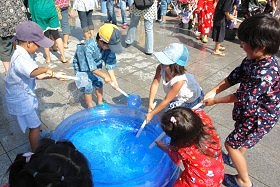 らびすた打ち水大会2008