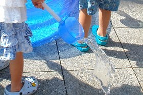 らびすた打ち水大会2008