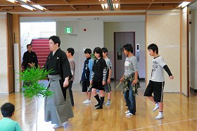 蝋燭能ワークショップ in 杉田小