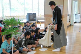 蝋燭能ワークショップ in 杉田小