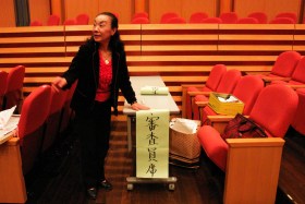 第2回 結城忍杯カラオケ大会 設営の様子