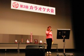 第2回 結城忍杯カラオケ大会 設営の様子