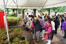 美空ひばり生誕記念碑 竣工除幕式