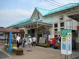 杉田の商店街が気仙沼の商店街を応援