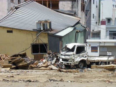 杉田の商店街が気仙沼の商店街を応援