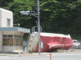 杉田の商店街が気仙沼の商店街を応援