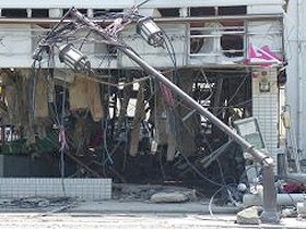 杉田の商店街が気仙沼の商店街を応援
