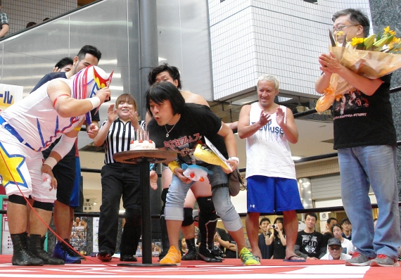 大日本プロレス(BJW)の商店街プロレス in プララ杉田