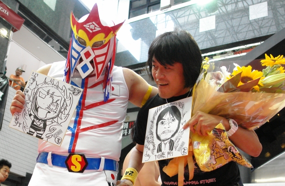 大日本プロレス(BJW)の商店街プロレス in プララ杉田