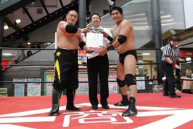 大日本プロレス(BJW)の商店街プロレス in プララ杉田