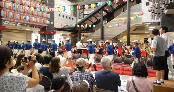 浜中野球部 壮行会 in プララ杉田