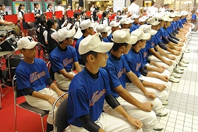 浜中野球部 壮行会 in プララ杉田