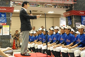 浜中野球部 壮行会 in プララ杉田