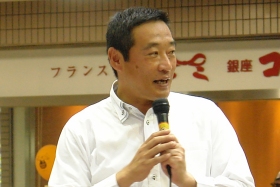 浜中野球部 壮行会 畠山準さん in プララ杉田