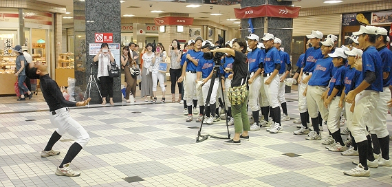 浜中野球部 壮行会 in プララ杉田