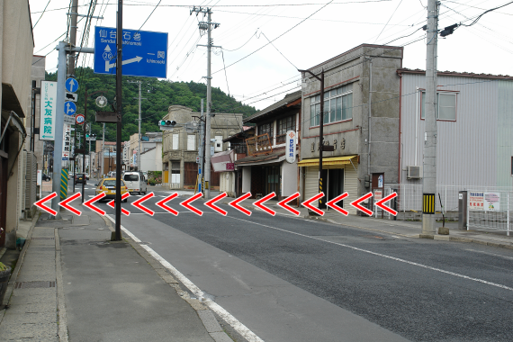 気仙沼でカモシカ