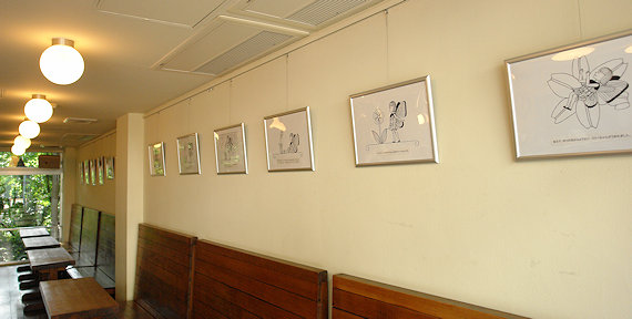松本佳子さんの切り絵展@代官山トムズ・サンドウィッチ